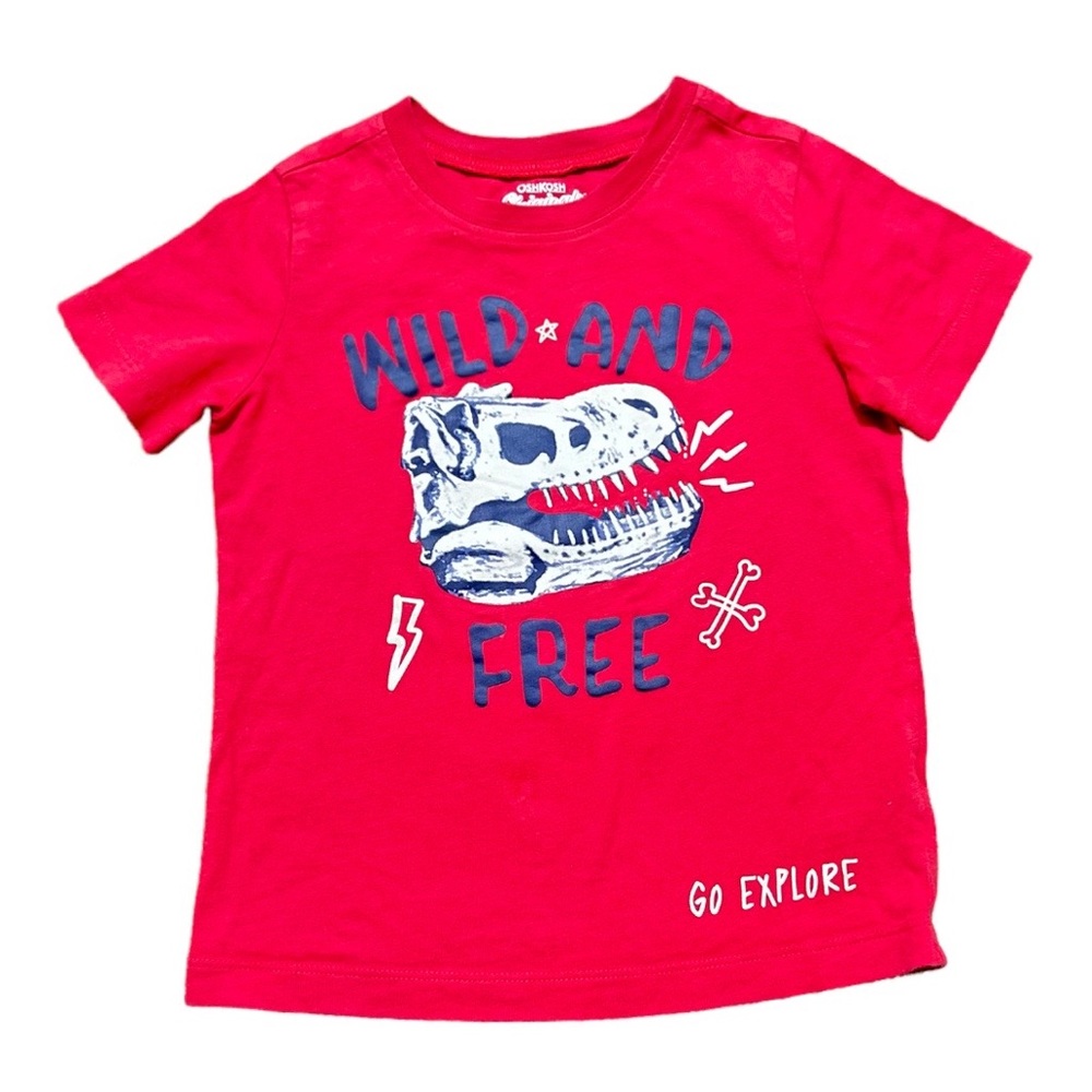 OshKosh Originals Wild & Free Dinosaur Tee Shirt 3T